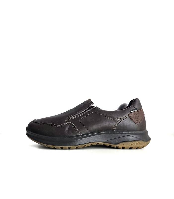 perfil lateral zapatos grisport invierno marrones