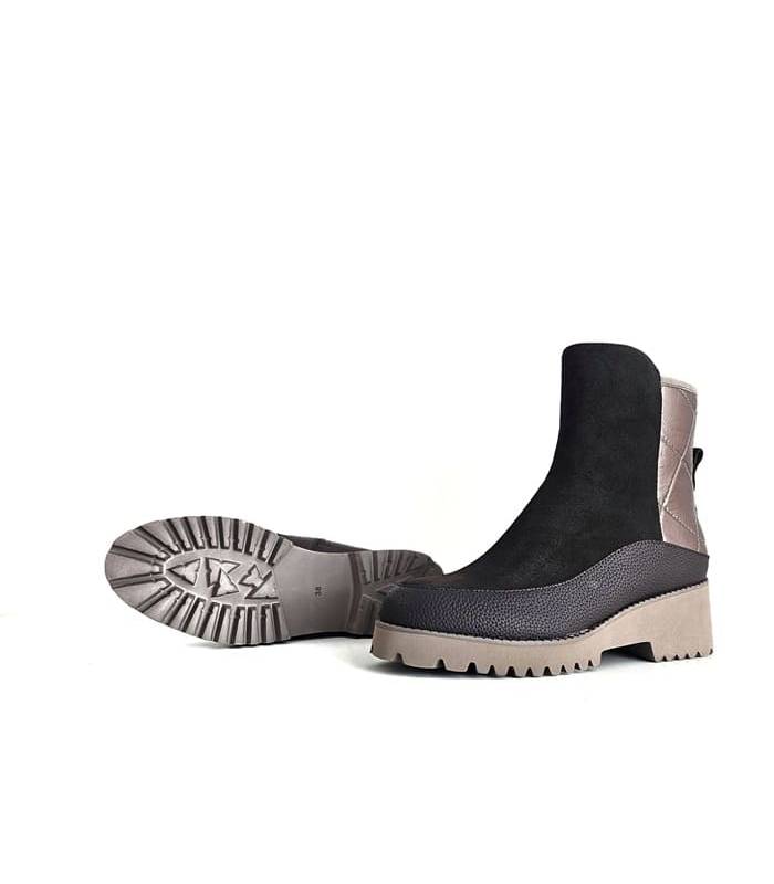 suela dentada botines marrones chika10