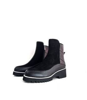 renature botines mujer piel negros invierno chika10