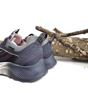 Zapatillas senderismo mujer Chiruca Ávila Lady talón gris rosa