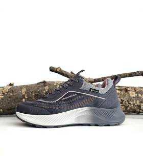 Zapatillas senderismo mujer Goretex Chiruca Ávila Lady lateral gris rosa