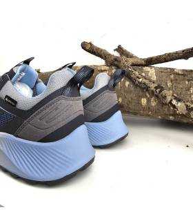 Zapatillas senderismo mujer Chiruca Ávila Lady talón gris azul