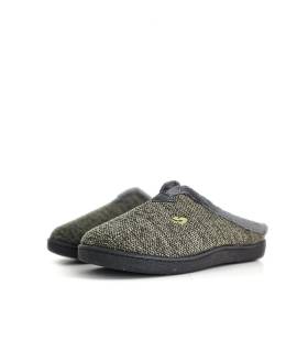 zapatillas casa hombre verdes de Plumaflex para inierno