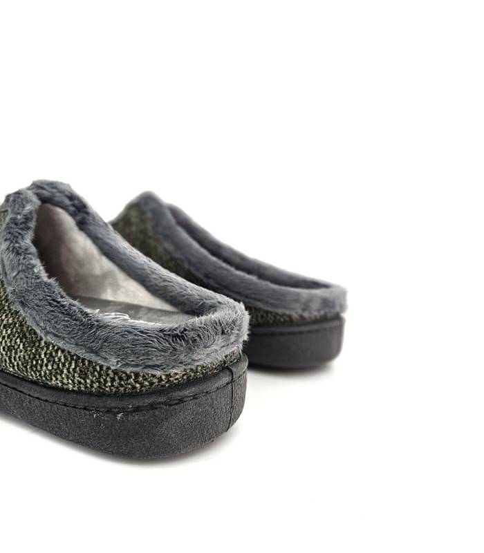 zapatillas descalzas casa hombre invierno verdes
