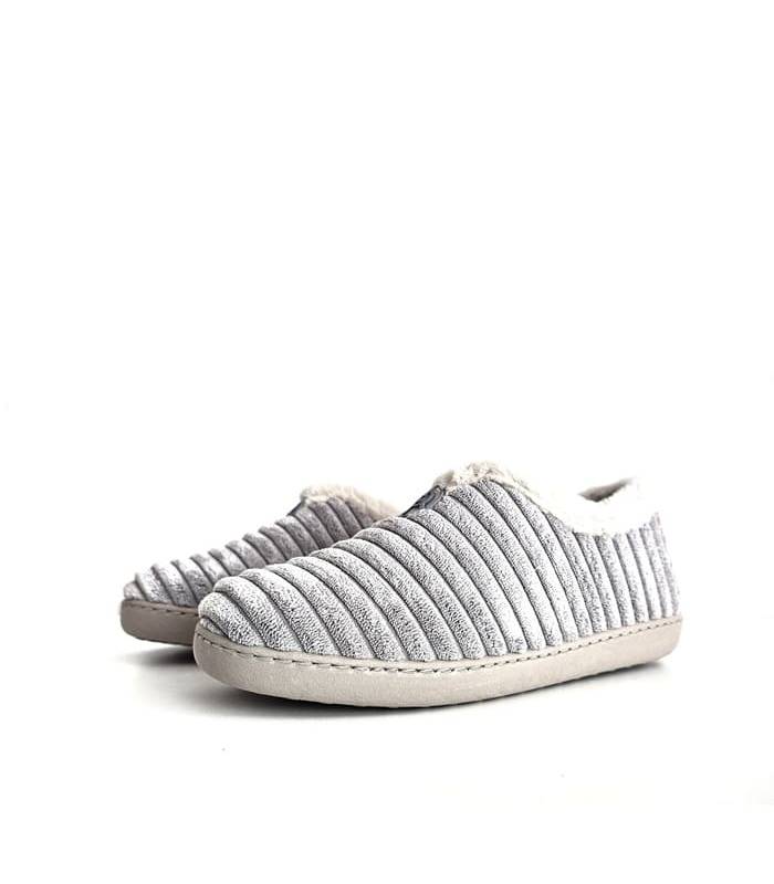 zapatillas casa mujer invierno Garrido Muro grises
