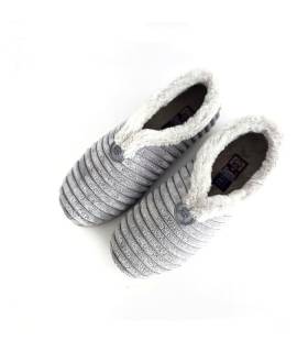 calzado cómodo mujer invierno gris, vista superior