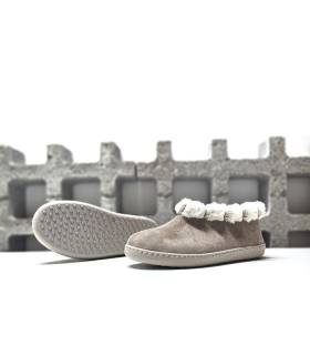 zapatillas mujer invierno Garrido taupe