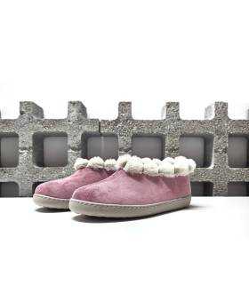 zapatillas casa mujer invierno Garrido Muro rosa
