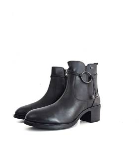 botines mujer tacón medio Sam’s negros