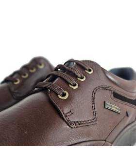zapatos hombre piel marrón napa