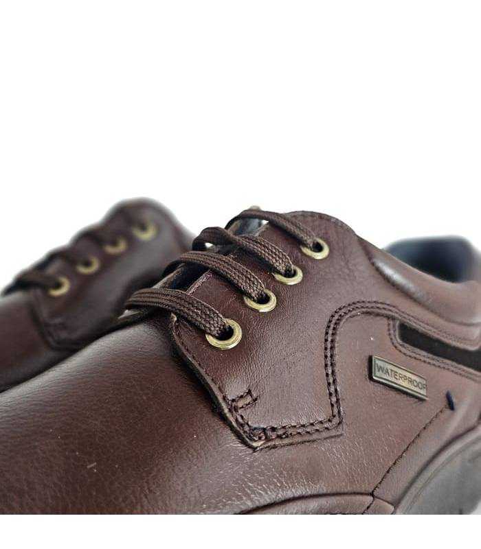 zapatos hombre piel marrón napa