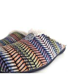 zapatillas casa mujer invierno cómodas multicolor