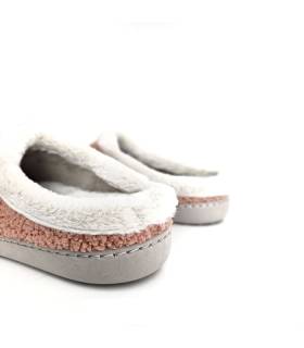 zapatillas casa mujer forro beige suave