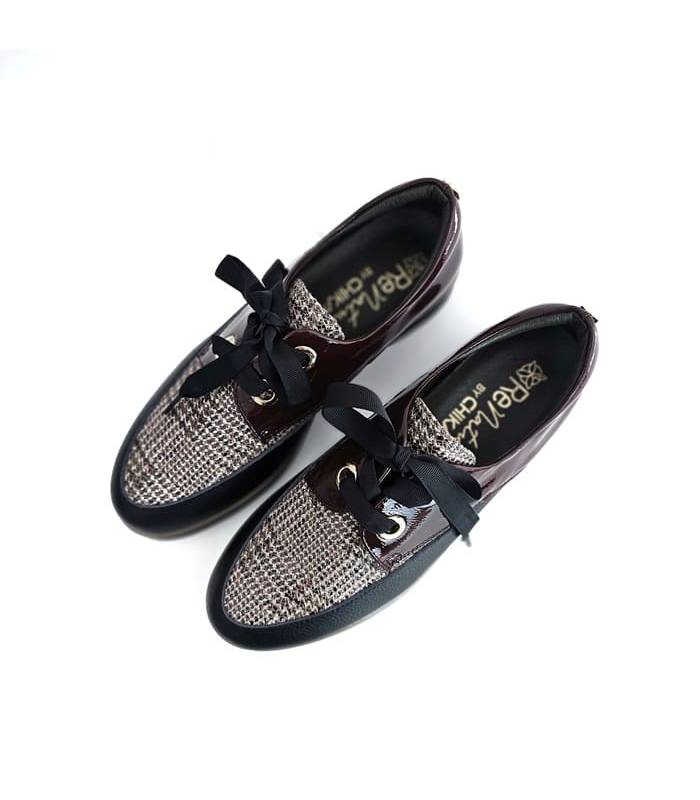 zapatos mujer piel Chika10 Renature España, visto desde arriba