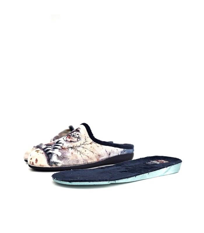 zapatillas casa plantilla extraíble azul marino