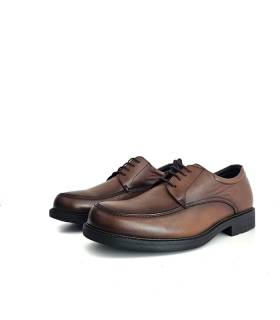 zapatos hombre anchos Baerchi piel marrón
