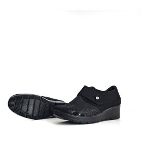 zapatos mujer cómodos Italia con piso ligero negros