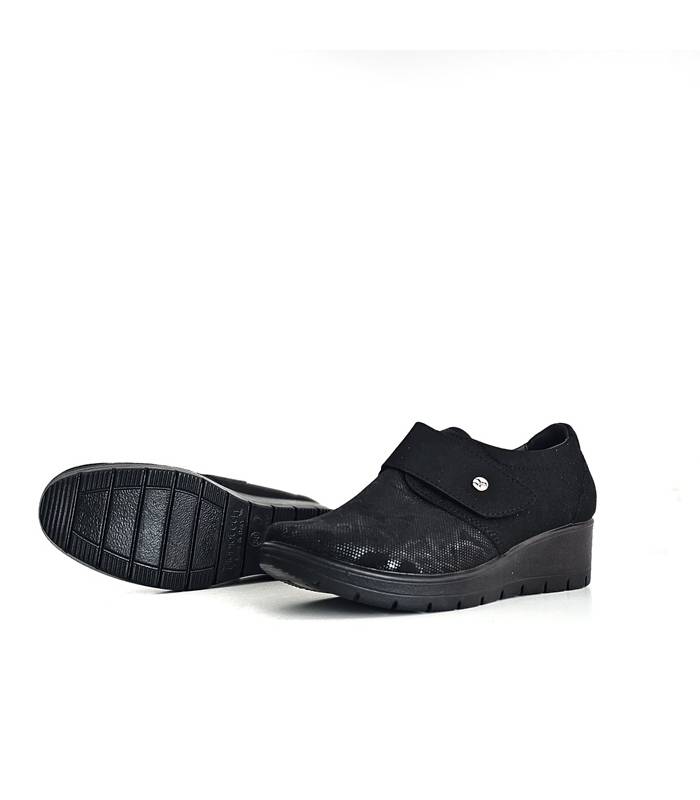 zapatos mujer cómodos Italia con piso ligero negros