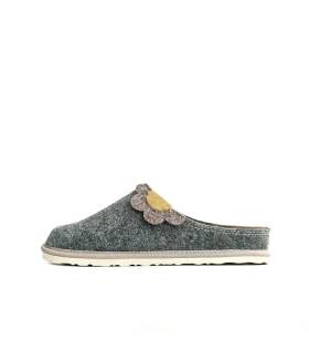zapatillas casa mujer ecológicas verdes invierno Inblu