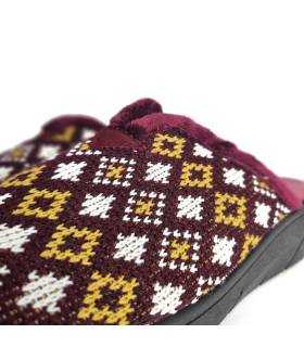 detalle textil jacquard plumaflex mujer invierno