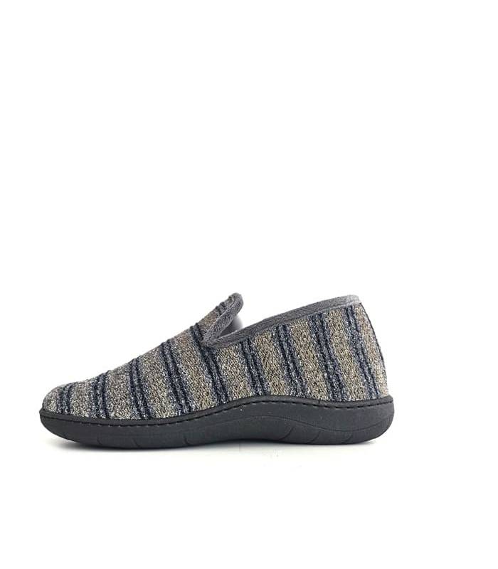 zapatillas invierno hombre textil gris