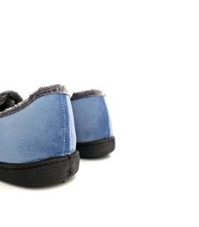 Plumaflex calzado mujer invierno azul, vista trasera