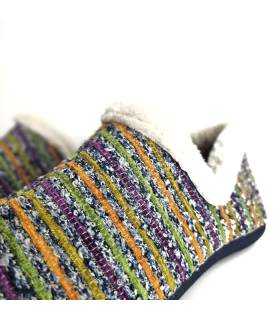 zapatillas casa mujer Gema Garcia detalle del tejido