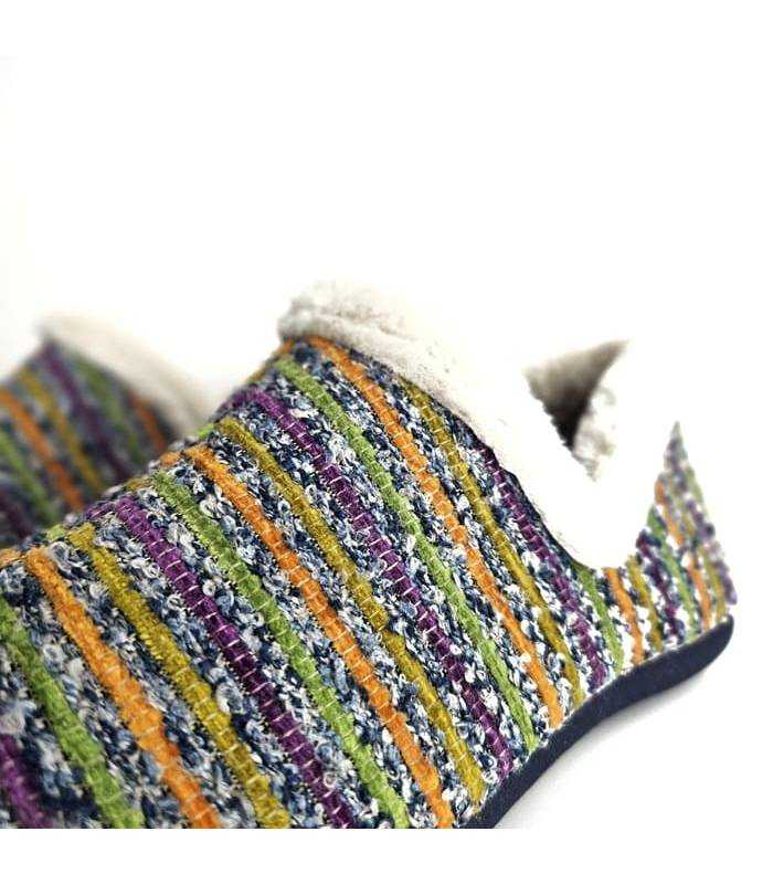 zapatillas casa mujer Gema Garcia detalle del tejido