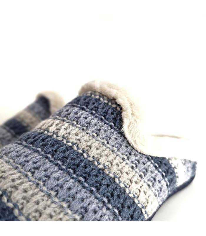 calzado invierno mujer Gema España, detalle del tejido