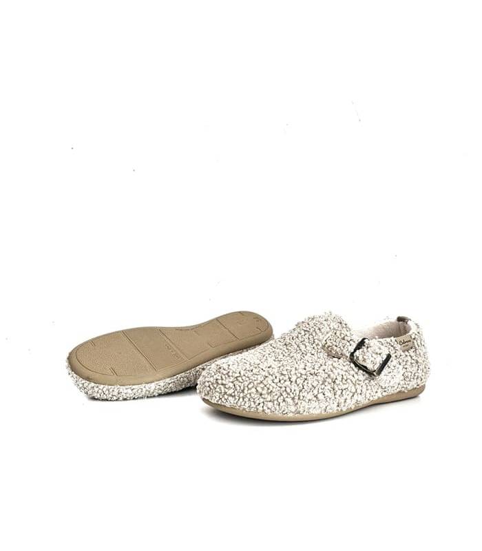 zapatillas casa borreguito mujer beige