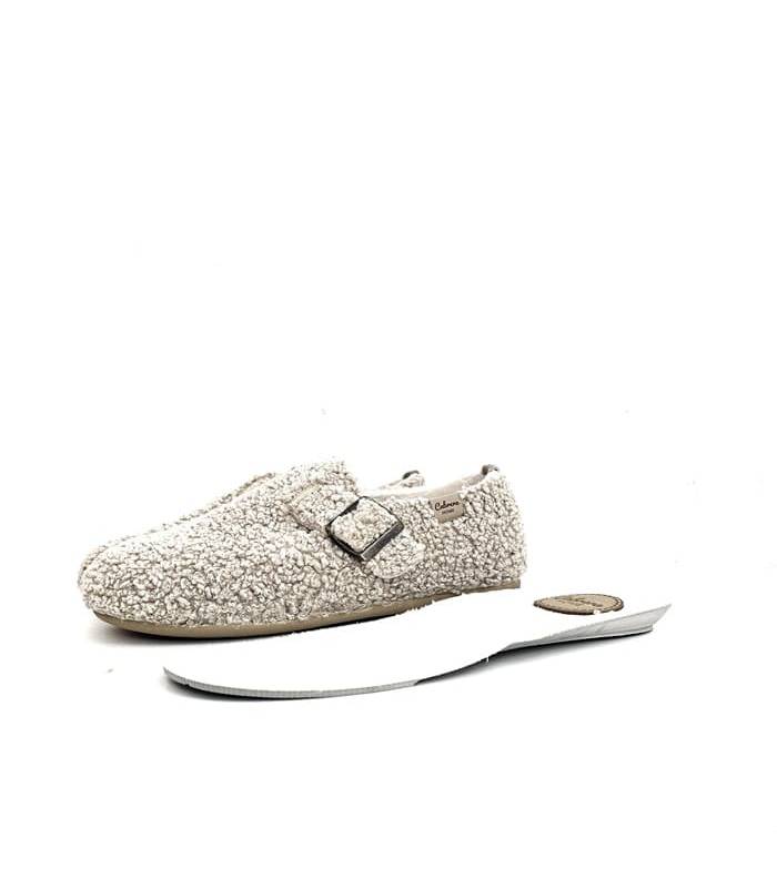 calzado mujer borreguito invierno beige, plantilla extraible