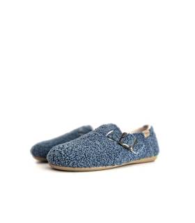 zapatillas mujer casa confort azul