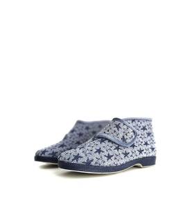 zapatillas doctor cutillas mujer bota azul