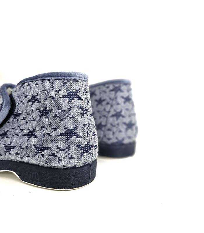 calzado invierno mujer cutillas azul