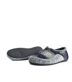 zapatillas casa hombre grises Cabrera suela antideslizante