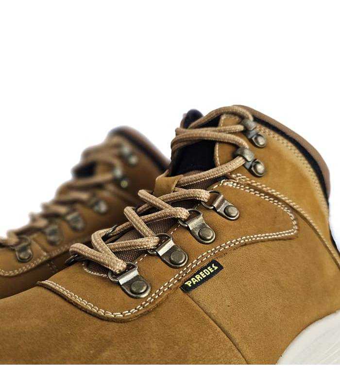 detalle cordones botas Paredes Layana piel
