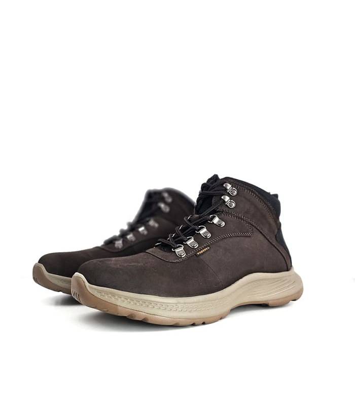 botas piel hombre Paredes Layana marrón oscuro