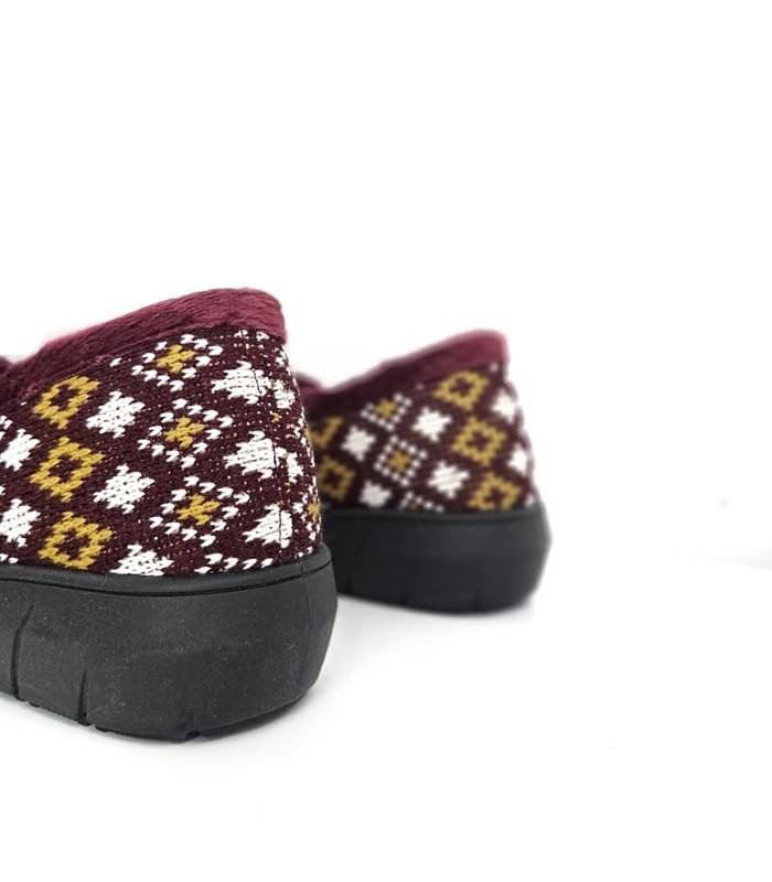 Zapatillas invierno mujer Plumaflex talón y cuña ligera