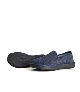 suela ligera de zapatillas comodas azules de Salvi