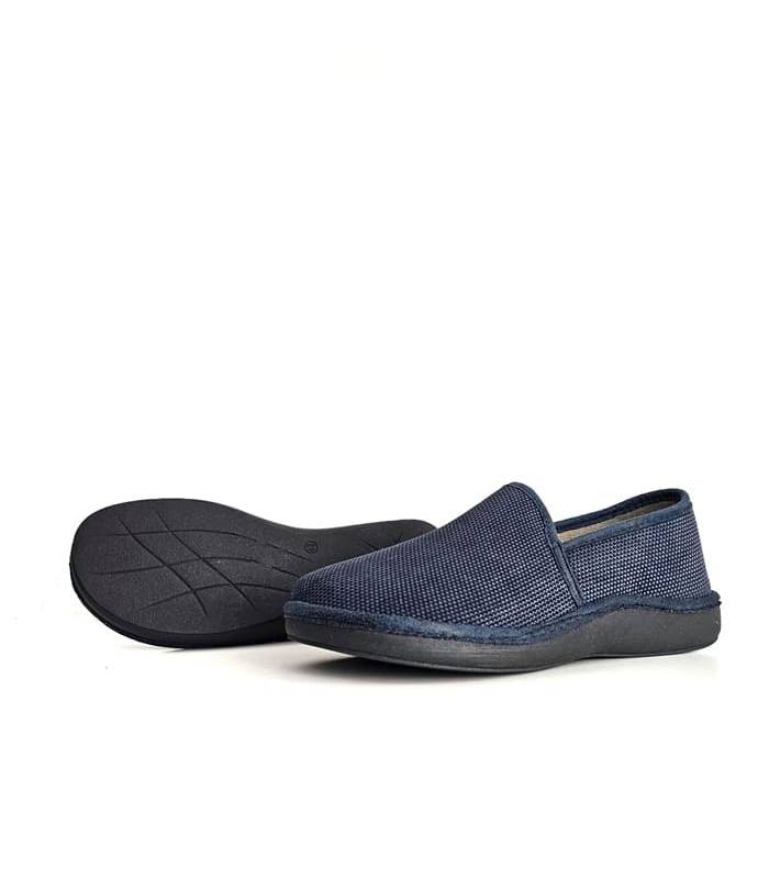suela ligera de zapatillas comodas azules de Salvi