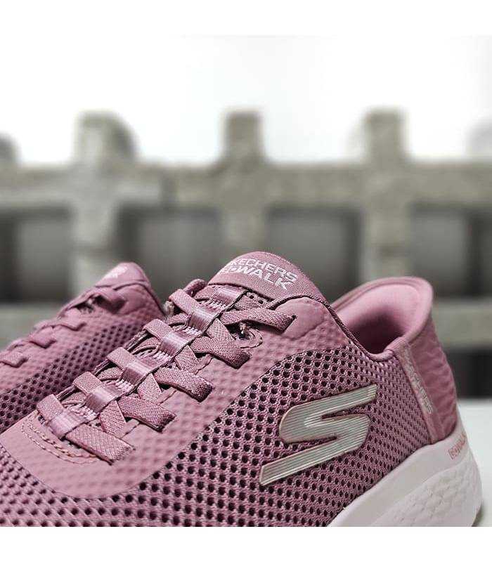 Zapatillas Skechers Slip-ins mujer rosa detalle Heel Pillow