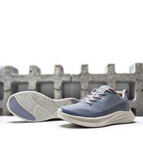 zapatillas deportivas mujer Skechers Bobs Moda Flex azul claro suela flexible antideslizante