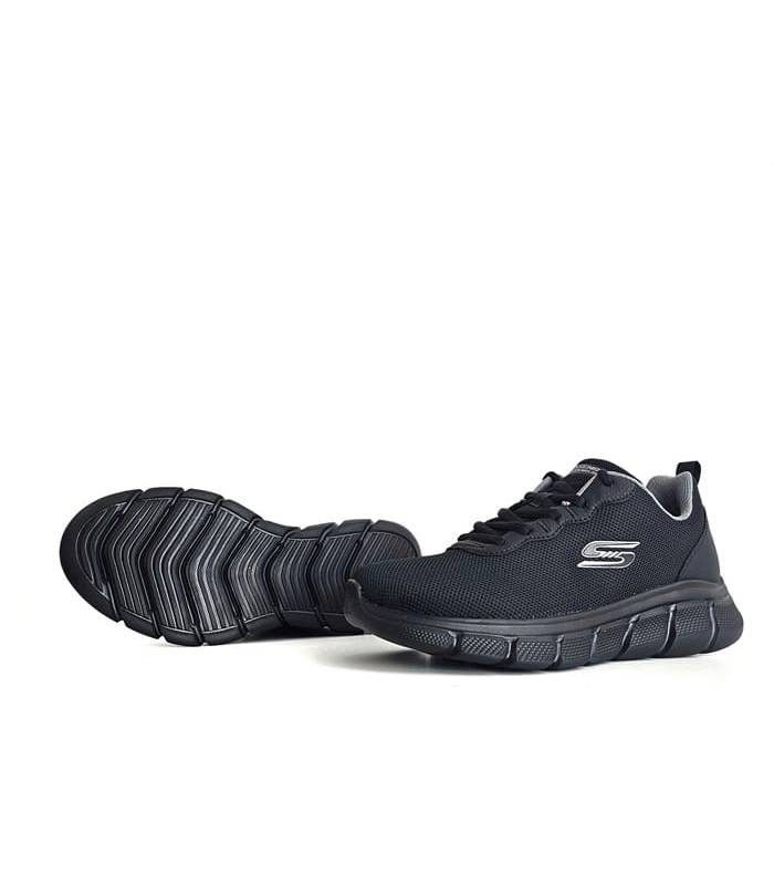 suela flexible zapatillas deportivas negras hombre skechers