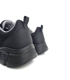 zapatillas skechers memory foam hombre negras talón acolchado
