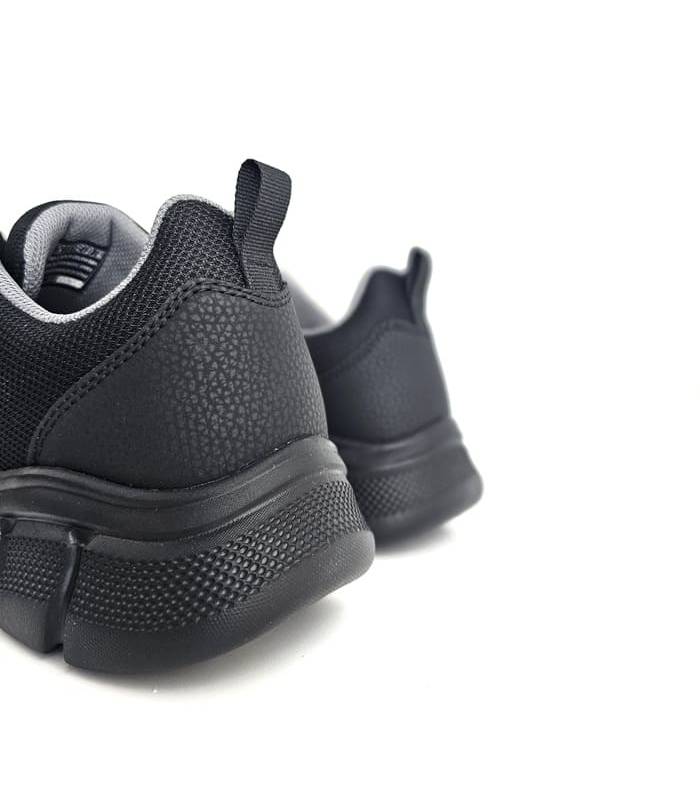 zapatillas skechers memory foam hombre negras talón acolchado