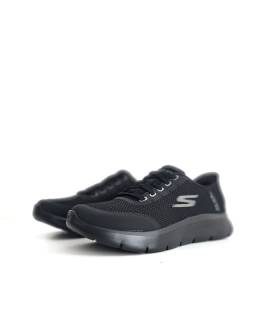 zapatillas skechers go walk flex netro hombre negras deportivas