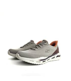 zapatillas skechers hombre taupe arch fit