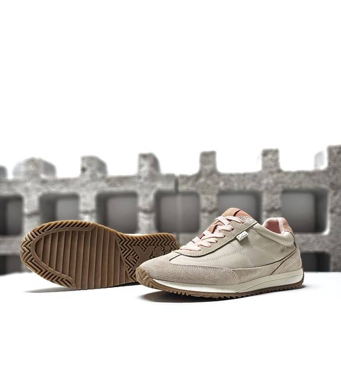 deportivas mujer xti beige suela caucho