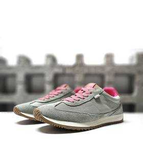 zapatillas deportivas mujer xti verde claro perfil