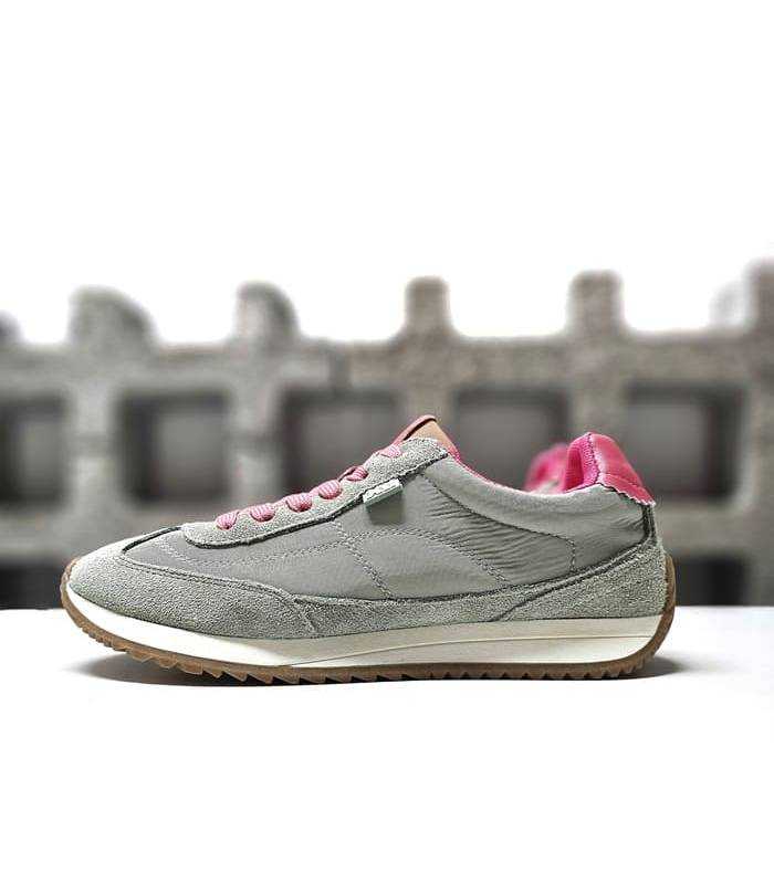 zapatillas mujer xti verde claro vista lateral
